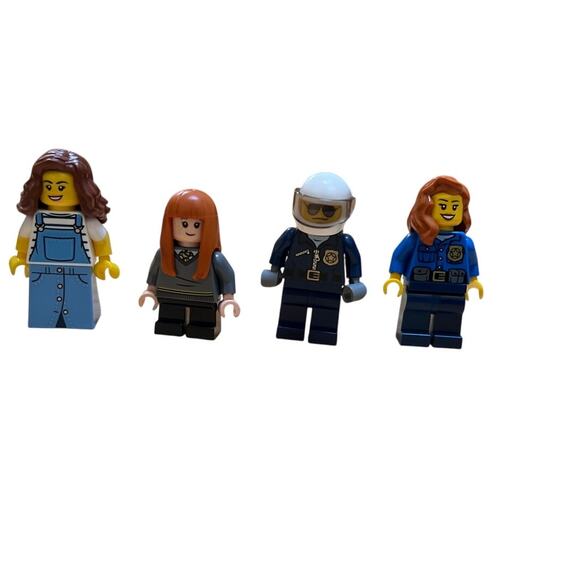 4 Minifigs Princess Susan Bones 2 Police - Picture 3 of 3